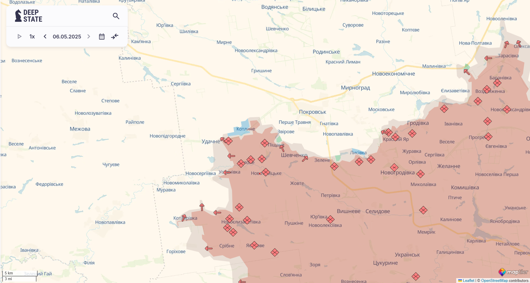 Торецьк під ударом: де Росія посилила штурми і куди рухається фронт
